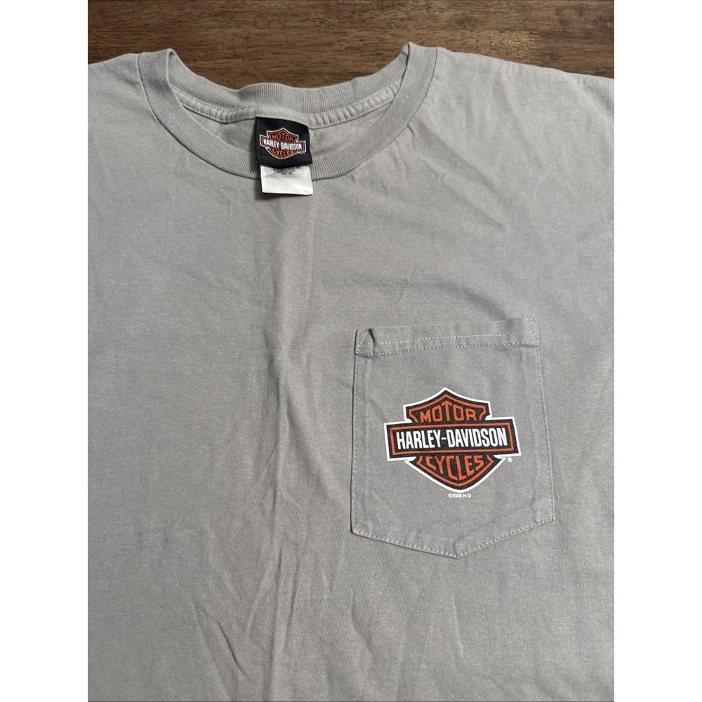 Harley-Davidson Shirt Mens 2XL Gray Sleeveless Las Vegas NV Motorcycle 2009 VTG